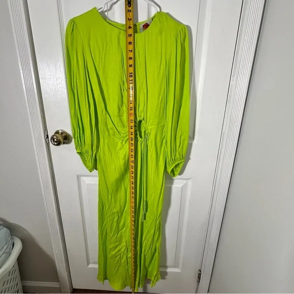 NWT FARM Rio Puff Sleeve Dress - Picture 7 of 11